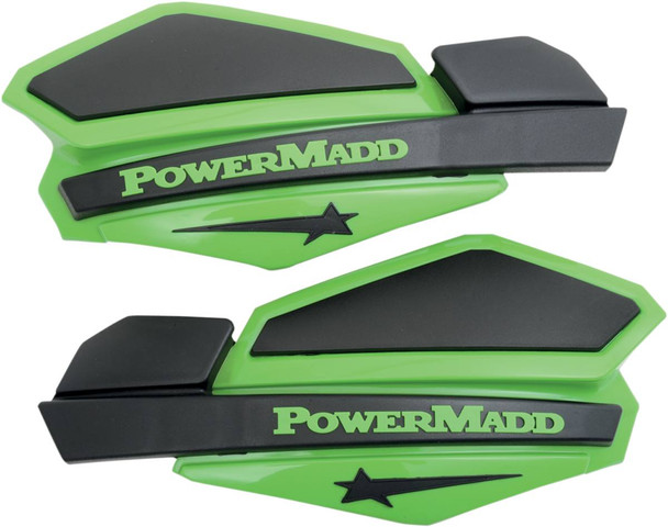 Powermadd - 34203 - Star Series Handguards - Green/Black
