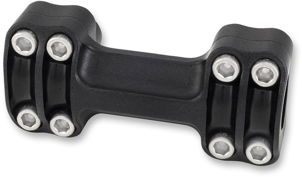 Rsd - 0208-2103-SMB - Nostalgia One-Piece Handlebar Risers - Four Bolt - 1" - Black Ops