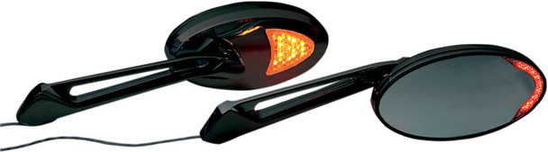 Rivco Products - MIRLEDBK - Mirrors - Custom/LED - Side View - Black - Each