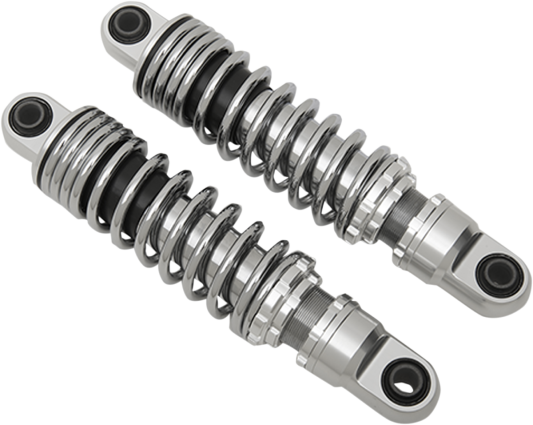 Drag Specialties - Ride-Height Adjustable Shocks - Chrome fits '91-'17 FXD/FXDWG
