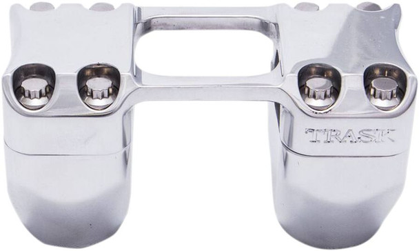 Trask - TM-8601-2CH - Assault Handlebar Risers - 2" x 1-1/4" - Chrome