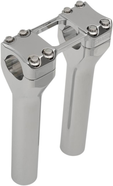 Trask - TM-8601-8CH - Assault Handlebar Risers - 8" x 1-1/4" - Chrome