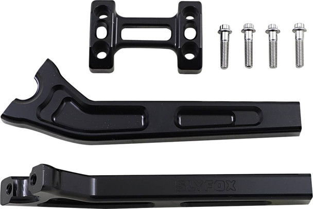 Slyfox - TM-SLY14 - Handlebar Riser Kit - Pullback - 1" Clamping - 10" Rise - Black