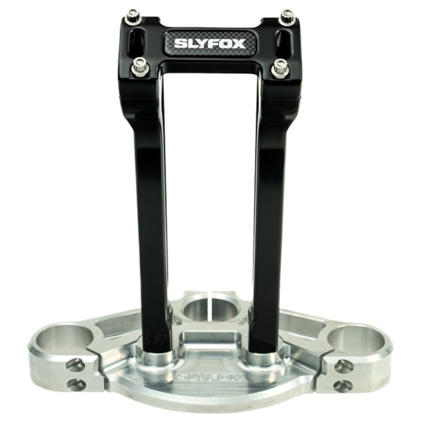 Slyfox - SF-1004-10-B - Handlebar Riser Kit - Pullback - 1-1/8" Clamping - 10" Rise - Black