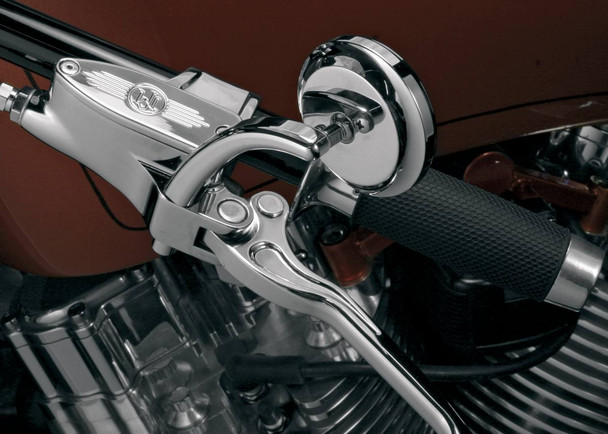 Todd'S Cycle - SML-1 - Mirror - Shooter - Side View - Round - Chrome - Left - Each