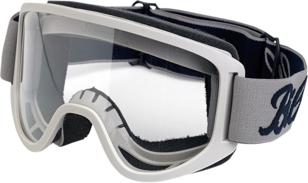 Biltwell Moto Goggles 2.0 - Script Titanium