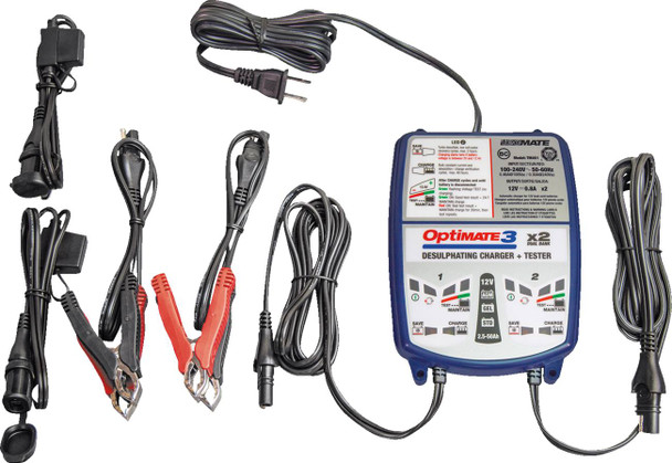 Tecmate - TM451 - Battery Charger/Maintainer - 2-Bank