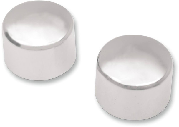 Drag Specialties - 02140374 - Axle Caps - Chrome - Front - Pair
