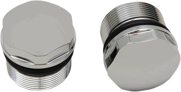 Drag Specialties - 04040305 - Fork Tube Cap - Chrome - 39 mm