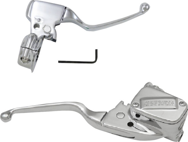Drag Specialties - 06102199 - Brake/Clutch Lever Assembly - Chrome