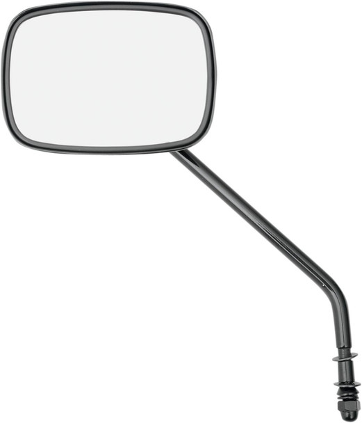 Drag Specialties - 06400657 - Mirror - Die-Cast - Side View - Long - Black - Left/Right