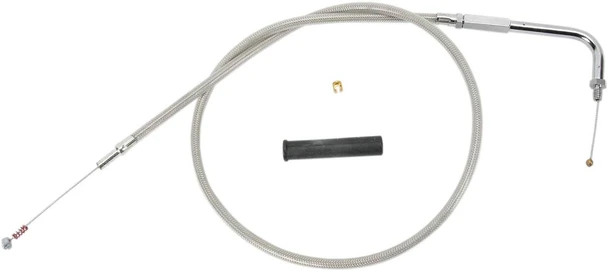 Drag Specialties - 06510101 - Stainless Braided Idle Cable - 31-3/4"