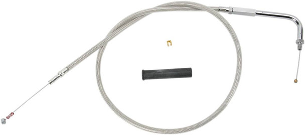 Drag Specialties - 06510124 - Stainless Braided Idle Cable - 39-1/2"