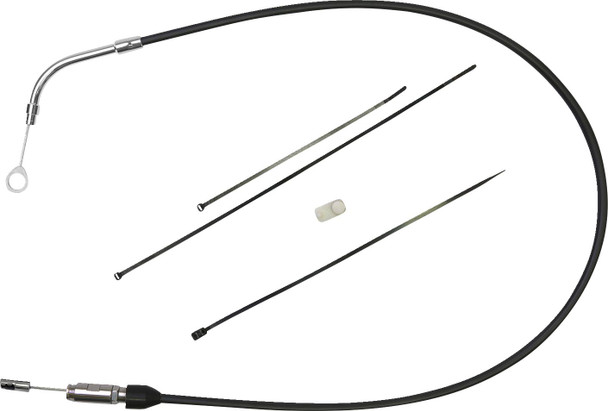 Drag Specialties - 06522872 - Quick Connect Clutch Cable - Upper - 49" - Black/Chrome