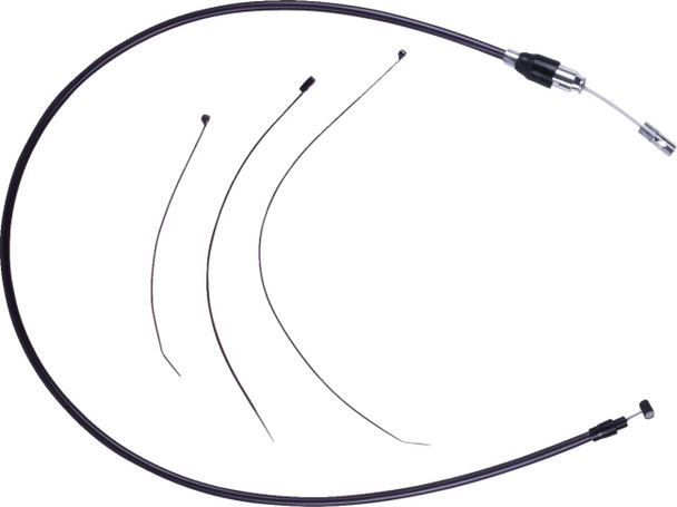 Drag Specialties - 06523217 - Quick Connect Clutch Cable - Upper - Black/Black