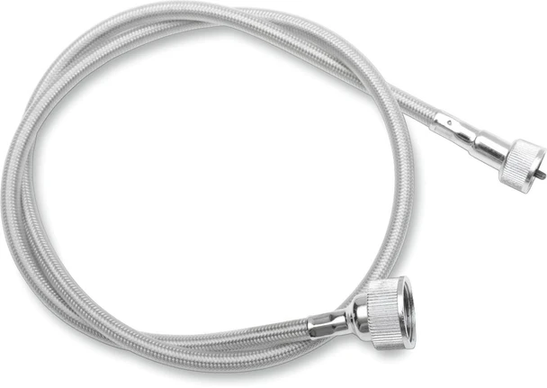 Drag Specialties - 06550048 - Front-Wheel Drive Speedometer Cable - 46-1/2" - Braided