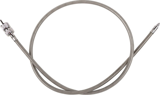 Drag Specialties - 06550055 - Front-Wheel Drive Speedometer Cable - 43" - Braided