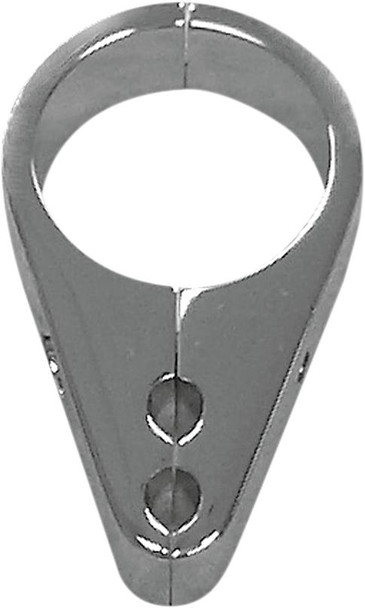 Drag Specialties - 06580037 - Cable Clamp - Dual Throttle/Idle - 1-1/8" - Chrome