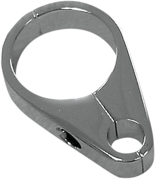 Drag Specialties - 06580039 - Cable Clamp - Clutch - 1-1/8" - Chrome