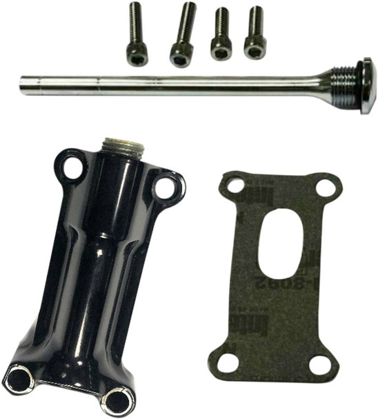 Drag Specialties - 07100256 - Engine Oil Spout Kit - Black - 93'-98' Touring