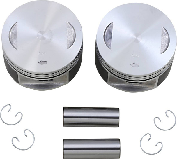 Drag Specialties - 09110044 - Piston Kit - 3.750" +0.020" - 88" Motor - Twin Cam