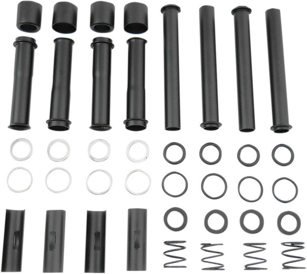 Drag Specialties - 09280042 - Pushrod Tube Kit - Black - XL