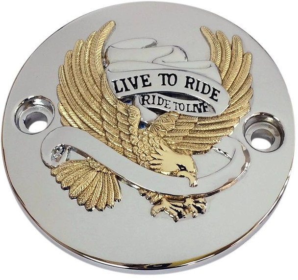 Drag Specialties - 09401646 - Points Cover - Chrome/Gold/Black - M8