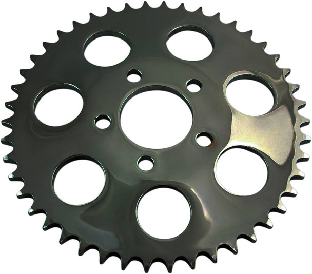 Drag Specialties - 12101848 - Rear Sprocket - Dished - Gloss Black - 48 Tooth - Big Twin