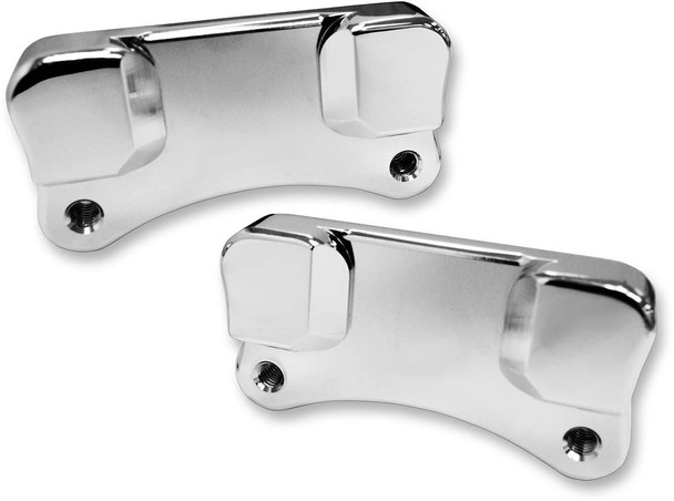 Drag Specialties - 14100097 - Fender-To-Fork Adapters - Chrome