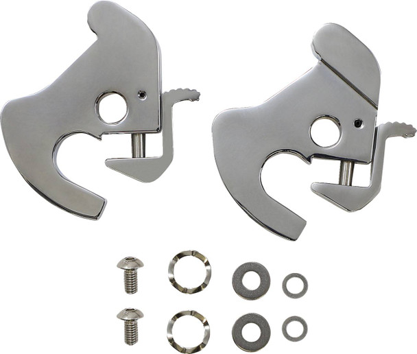Drag Specialties - 15010743 - Detachable Latch Kit - Chrome