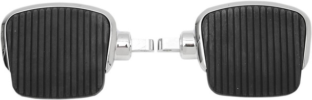 Drag Specialties - 16210724 - Mini Footboards - Male 4" - Chrome