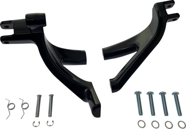 Drag Specialties - 16220572 - Conversion Mount - Gloss Black - FL