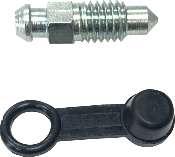 Drag Specialties - 17020707 - Bleeder Caliper w/ Rubber Cap - 8 mm