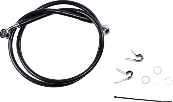 Drag Specialties - 17412532 - Brake Line - Front (Upper) - Black