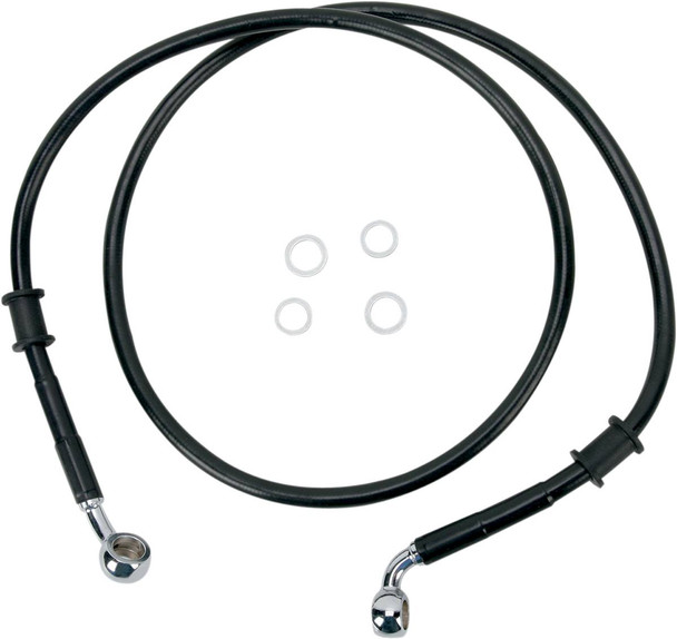 Drag Specialties - 17412786 - Brake Line - Front (Upper) - Black