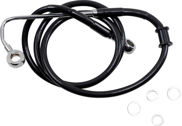 Drag Specialties - 17415763 - Brake Line - +8" - Black - '15-'17 Softail Drag Specialties - 17415763 - Brake Line - +8" - Black - '15-'17 Softail