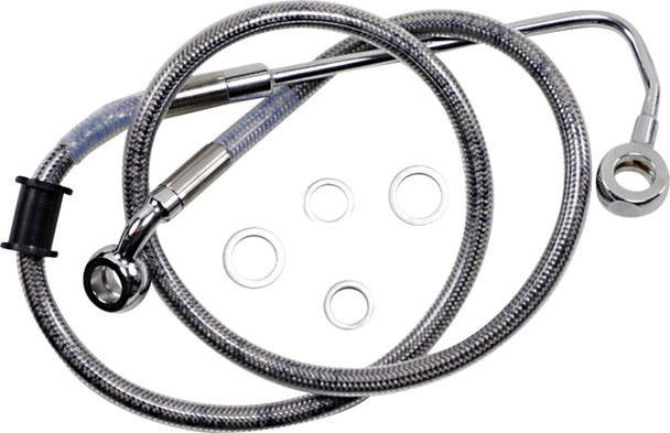 Drag Specialties - 17415764 - Brake Line - Front (Upper) - Stainless Steel
