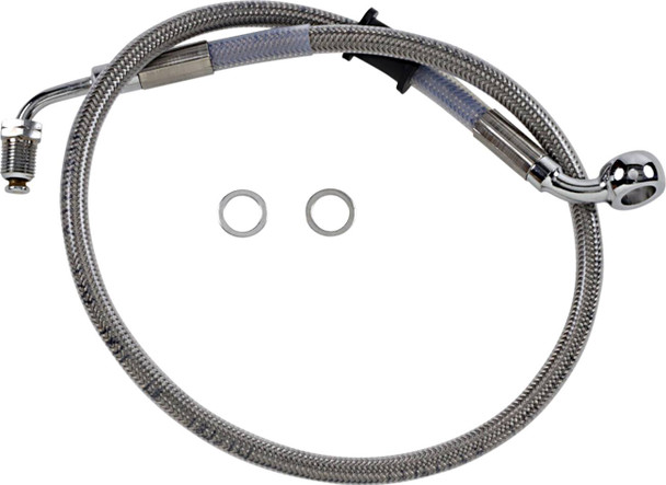 Drag Specialties - 17415812 - Brake Line - Front (Upper) - Stainless Steel
