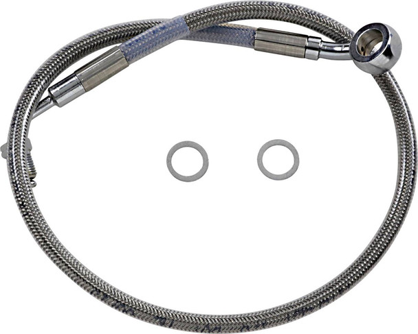 Drag Specialties - 17415825 - Brake Line - +2" - Stainless Steel - '18-'22 Softail