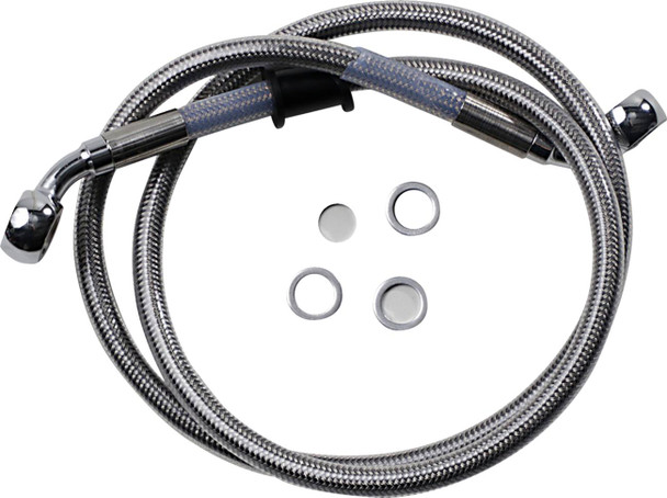 Drag Specialties - 17415843 - Brake Line - Front (Upper) - Stainless Steel