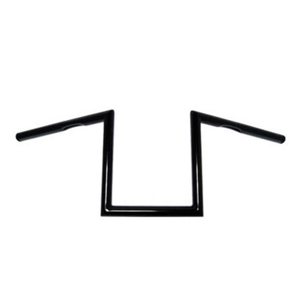 HardDrive - Traditional Z Handlebars - Black, Dimpled fits '82-Up applications