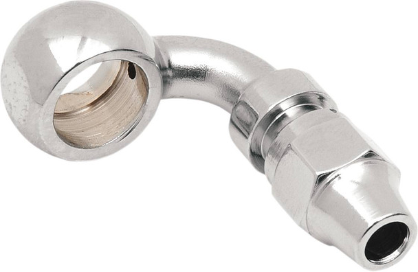 Drag Specialties - 17420109 - Banjo Fitting - 7/16" - 90 Degree