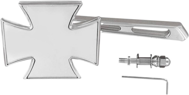 Drag Specialties - 19016009 - Mirror - Side View - Maltese - Chrome - Air-Glide Stem - Each