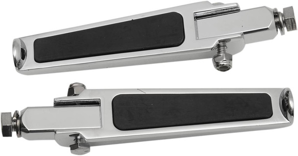 Drag Specialties - 19046452 - Bolt-On Footpegs - Rubber Inlay