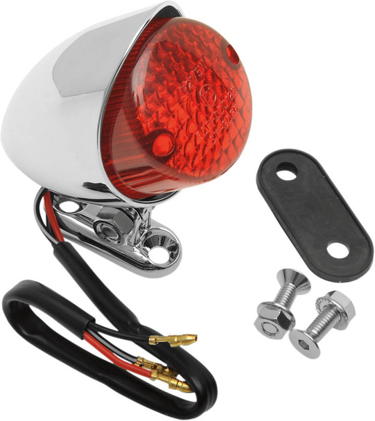 Drag Specialties - 20100563 - Taillight - Bobber - Red Lens
