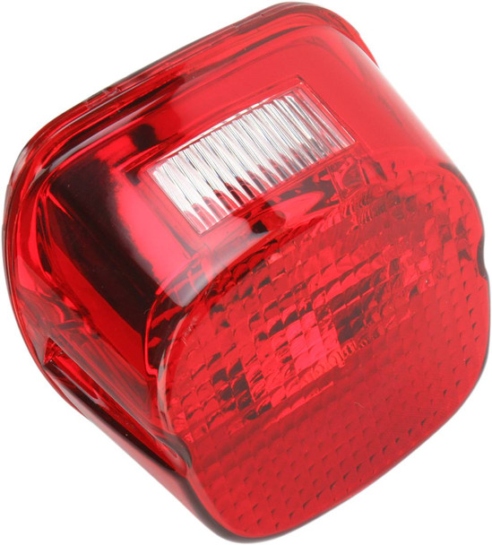 Drag Specialties - 20100782 - Laydown Taillight Lens - Red