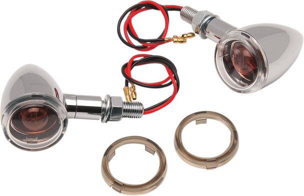 Drag Specialties - 20400277 - Mini-Duece Marker Light Kit - Clear/Smoke
