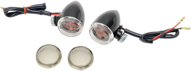 Drag Specialties - 20401042 - Mini-Duece Marker Light Kit - Clear/Smoke