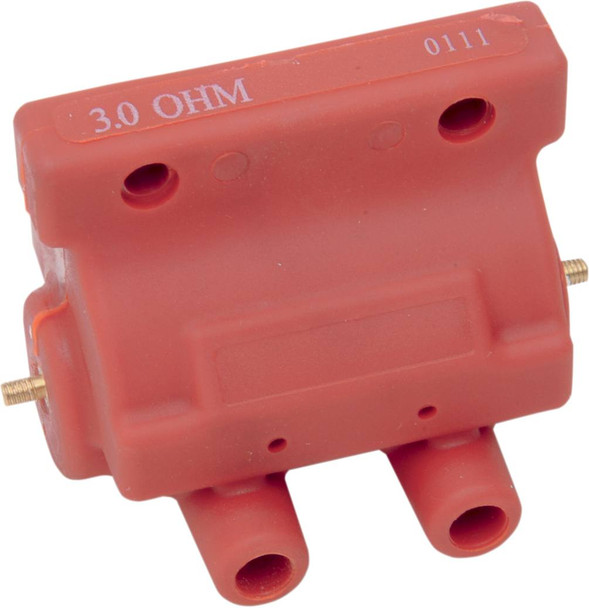 Drag Specialties - 21020217 - Ignition Coil - 42 Ohm - Red