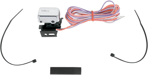 Drag Specialties - 21060081 - Handlebar Switch Kit - Left-Side - Turn Signal - Chrome